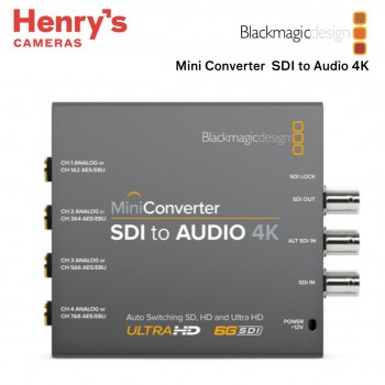 Blackmagic Design Mini Converter SDI to Audio 4K Blackmagic Design Mini Converter SDI to Audio 4K