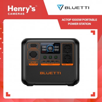 BLUETTI AC70P 1000W Portable Power Station
