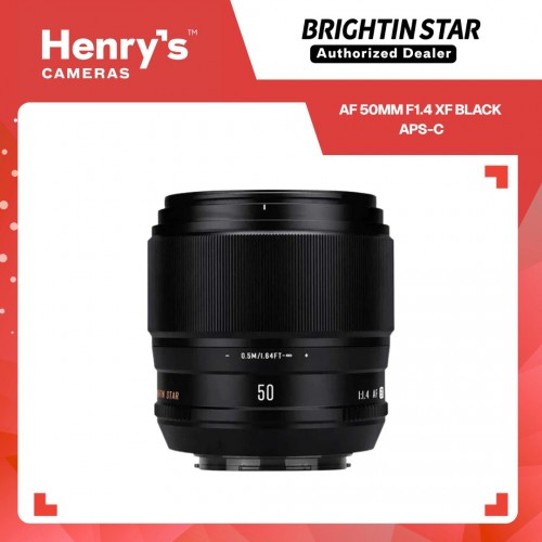 Brightin Star AF 50mm F1.4 Fujifilm X Black APS-C
