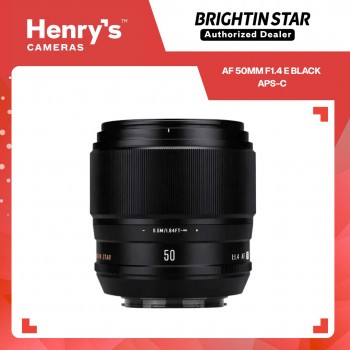 Brightin Star AF 50mm F1.4 Sony E Black APS-C Brightin Star AF 50mm F1.4 Sony E Black APS-C
