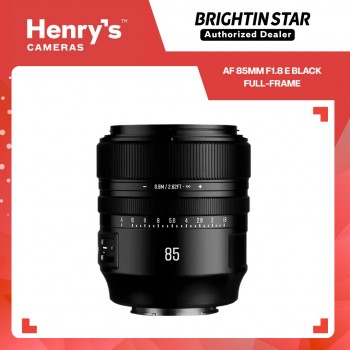 Brightin Star AF 85mm F1.8 Sony E Black Full-Frame Brightin Star AF 85mm F1.8 Sony E Black Full-Frame