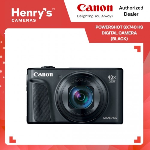 Canon PowerShot SX740 HS Digital Camera (Black)