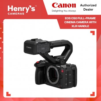 Canon EOS C50 Full-Frame Cinema Camera With XLR Handle
