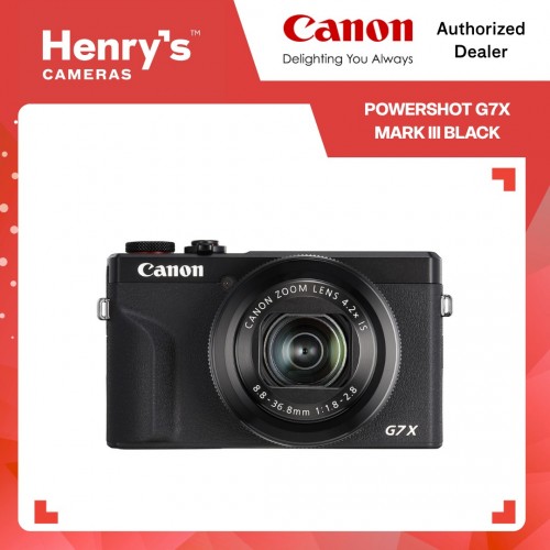 Canon Powershot G7X Mark III Black