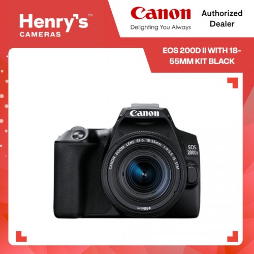 Canon EOS 200D II with 18-55mm Kit Black