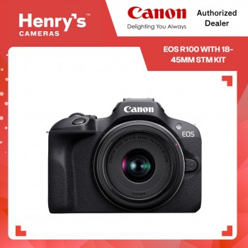 Canon EOS R100 with 18-45mm STM Kit