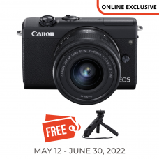 Canon EOS M200 with 15-45mm Kit Black Online Exclusive Price
