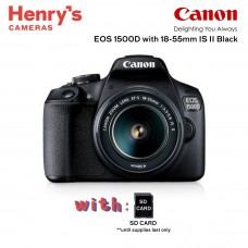 Canon EOS 1500D with 18-55mm IS II Black