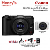 Canon EOS R50 V with RF-S 14-30mm Content Creator Kit