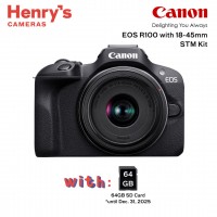 Canon EOS R100 with 18-45mm STM Kit