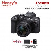 Canon EOS R10 Mirrorless Camera with 18-150mm Lens