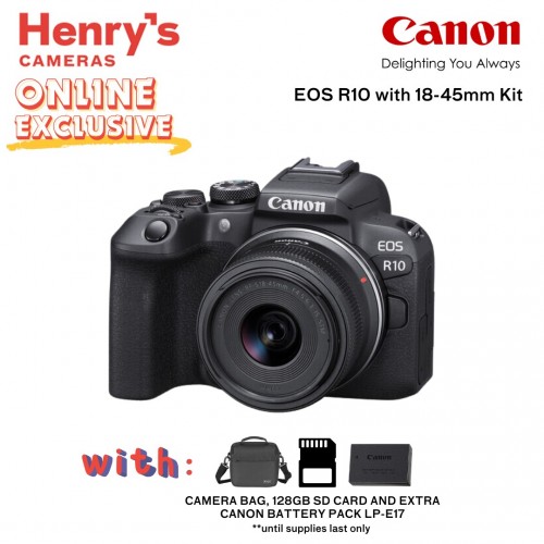Canon EOS R10 with 18-45mm Kit