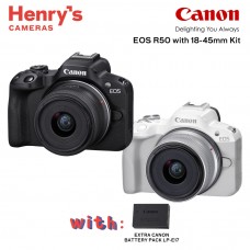 Canon EOS R50 with 18-45mm Kit