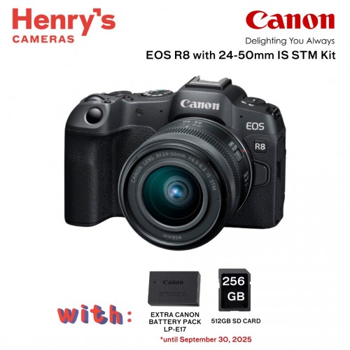 Canon EOS R8 with 24-50mm IS STM Kit