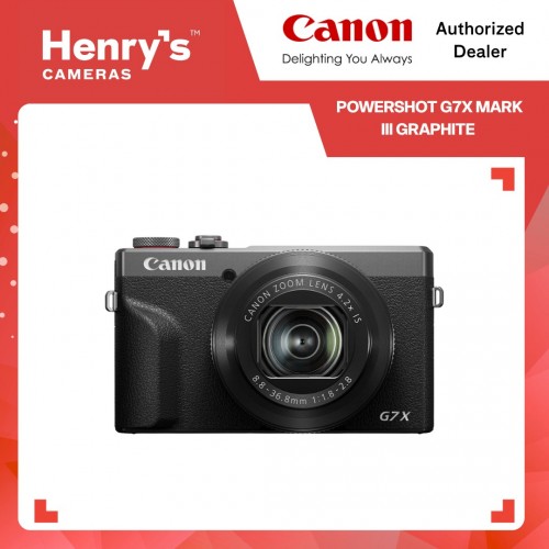 Canon Powershot G7X Mark III (Graphite) Commemorative Edition