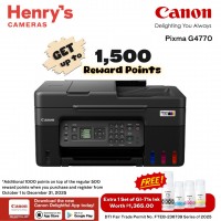 Canon Pixma G4770 Print Scan Copy Fax Ink Tank with WiFI; Windows + Mac Canon Pixma G4770 Print Scan Copy Fax Ink Tank with WiFI; Windows + Mac