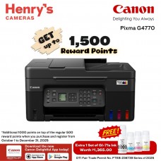 Canon Pixma G4770 Print Scan Copy Fax Ink Tank with WiFI; Windows + Mac
