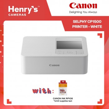 Canon Selphy CP1500 Printer - White Canon Selphy CP1500 Printer - White