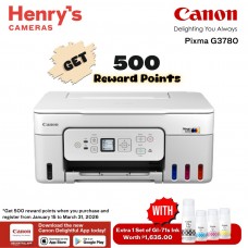 Canon Pixma G3780 Print Scan Copy Ink Tank with WiFI; Windows + Mac