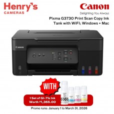 Canon Pixma G3730 Print Scan Copy Ink Tank with WiFI; Windows + Mac Canon Pixma G3730 Print Scan Copy Ink Tank with WiFI; Windows + Mac