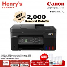 Canon Pixma G4770 Print Scan Copy Fax Ink Tank with WiFI; Windows + Mac