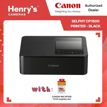 Canon Selphy CP1500 Printer - Black Canon Selphy CP1500 Printer - Black