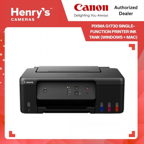 Canon Pixma G1730 Single-function Printer Ink Tank (Windows + Mac)