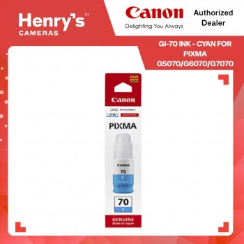 Canon GI-70 Ink Cyan for Pixma G5070/G6070/G7070