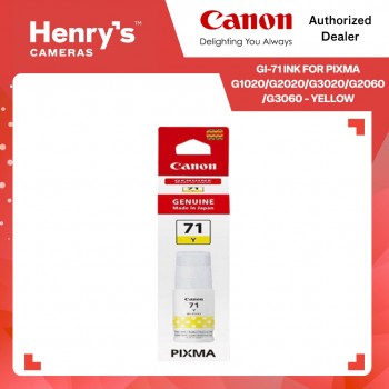 Canon GI-71 Ink for Pixma G1020/G2020/G3020/G2060/G3060 - Yellow