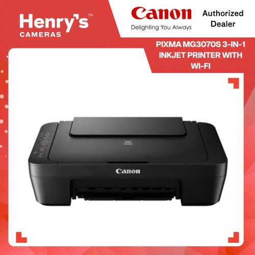 Canon PIXMA MG3070S 3-in-1 Inkjet Printer with Wi-Fi