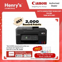 Canon Pixma G4770 Print Scan Copy Fax Ink Tank with WiFI; Windows + Mac