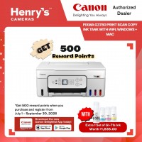 Canon Pixma G3780 Print Scan Copy Ink Tank with WiFI; Windows + Mac