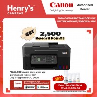 Canon Pixma G4770 Print Scan Copy Fax Ink Tank with WiFI; Windows + Mac