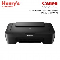 Canon PIXMA MG3070S 3-in-1 Inkjet Printer with Wi-Fi