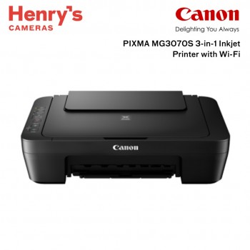 Canon PIXMA MG3070S 3-in-1 Inkjet Printer with Wi-Fi Canon PIXMA MG3070S 3-in-1 Inkjet Printer with Wi-Fi