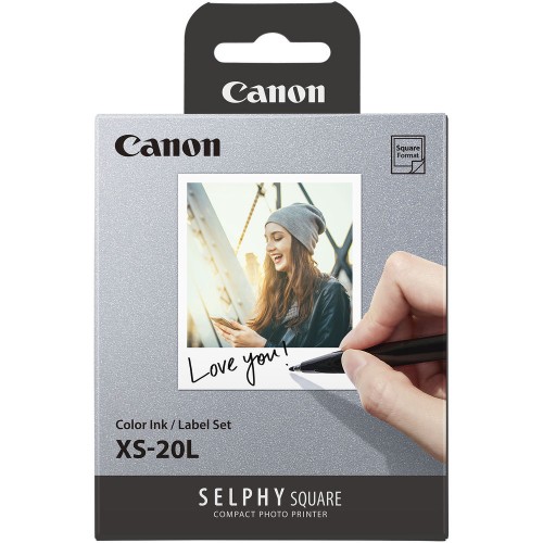 CANON SELPHY COLOR INK & LABEL XS-20L (20 Sheets)