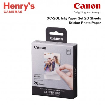 Canon XC-20L Ink/Paper Set 20 Sheets Sticker Photo Paper Canon XC-20L Ink/Paper Set 20 Sheets Sticker Photo Paper