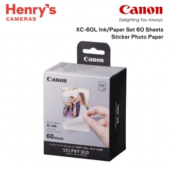 Canon XC-60L Ink/Paper Set 60 Sheets Sticker Photo Paper Canon XC-60L Ink/Paper Set 60 Sheets Sticker Photo Paper