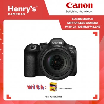 Canon EOS R6 Mark III Mirrorless Camera with 24-105mm f/4 Lens