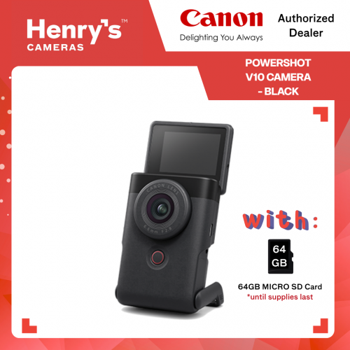 Canon Powershot V10 Camera - Black