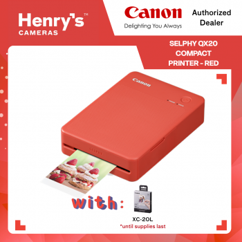 Canon Selphy QX20 Compact Printer - Red