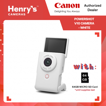 Canon Powershot V10 Camera - White