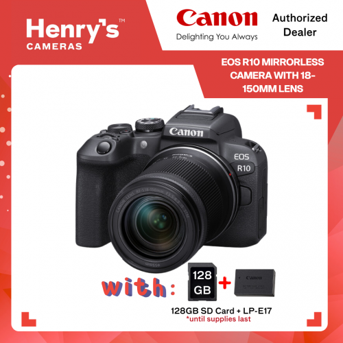Canon EOS R10 Mirrorless Camera with 18-150mm Lens
