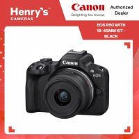 Canon EOS R50 with 18-45mm Kit - Black