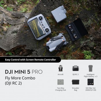 DJI Mini 5 Pro Fly More Combo Drone Camera (DJI RC 2) DJI Mini 5 Pro Fly More Combo Drone Camera (DJI RC 2)