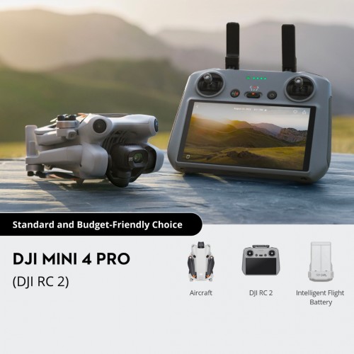 DJI Mini 4 Pro with RC2 Standard