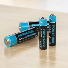Poweradd EBL AA 1.5 V Non-Rechargeable Alkaline Batteries Pack of 4 2700 mAh