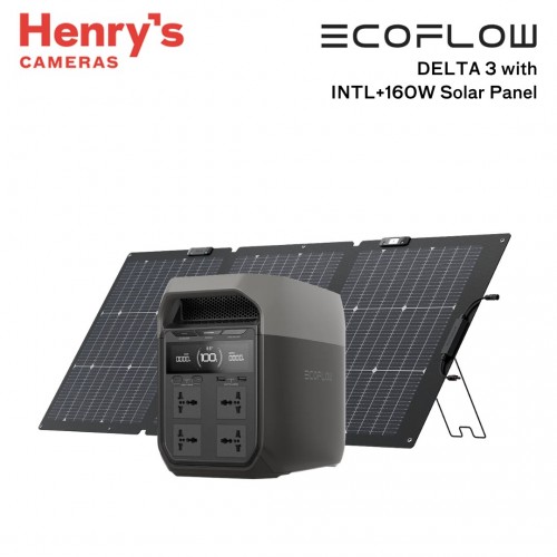 EcoFlow DELTA 3 with INTL+160W Solar Panel EcoFlow DELTA 3 with INTL+160W Solar Panel