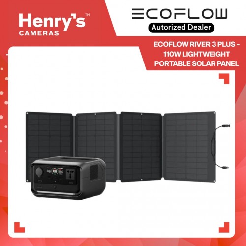 EcoFlow River 3 Plus - 110W Lightweight Portable Solar Panel