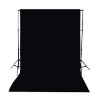 ENOVATION 3*6M BACKDROP PLAIN COTTON (BLACK)